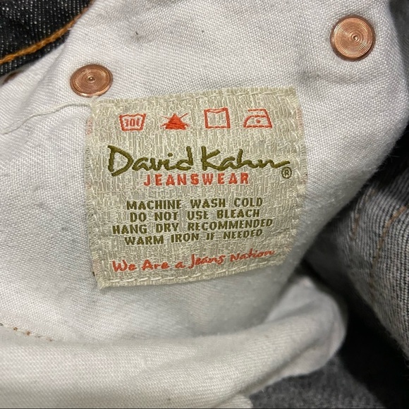 David Kahn Boot Cut Jeans Wear Women’s Black With a Faded Design. Size 10 - Picture 6 of 7